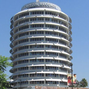 Capitol Records building in Los Angeles