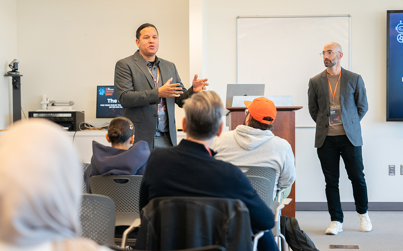 Milton Santiago Adam Peruta 2025 AI Creative Summit